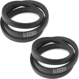 07200802 Snow Blower Belt Compatible with Ariens Deluxe 24" 921045 921323 and 28" 921046, 2 Pcs Snow Thrower V-Belt