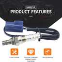 2pcs Downstream Front + Rear Oxygen O2 Sensor 2 for 2003-2006 Nissan 350Z 3.5L; 2005-2006 Altima 3.5L; 2004-2007 Maxima 3.5L; 2004-2009 Quest 3.5L;