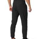 G Gradual Men's Sweatpants with Zipper Pockets Athletic Pants Traning Track Pants Joggers for Men Soccer, Running, Workout(Black,M)