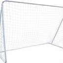 10x6.5 ft Soccer Goal for Backyard Portable Combination Soccer Goals Steel Frame Football Goal with All Weather Net for Youth Adults Practice Training