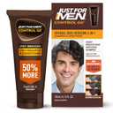 Just for Men Control GX Grey Reducing 2-in-1 Shampoo and Conditioner, Gradual Hair Color with Keratin for Stronger Thicker and Healthier Looking Hair, 6 Fl Oz - Pack of 1
