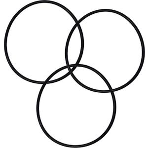 2 x Pentek 151122 Compatible Replacement Oring - Big Blue Style Water Filter Housings (3 Pack) - Buna-N Nitrile Rubber - Packaged Flat and Not Twisted Together - by Better H2O Products Inc.