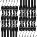 Bungee Cords with Hooks 21" 50 Pack, Heavy Long Duty Rubber Tarp Straps with Crimped S Hooks for Securing Cargo, Tarps in Extreme Weather, Max Stretch 1.5X & Max Load Capacity 185 LBS