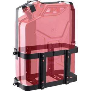Anti-theft Jerry Can Mount Holder: Lockable Jerry Gas Can Holder Rack, 5 Gallon (20 Liter), Reinforced Welding, Anti-theft U-bayonet, Plum Stainless Steel Screws