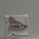 MACHETE Women Hair Clip Midi Heirloom Claw Clip, 3.5 inch Hair Clamp Fashion Hair Accessories (Blonde Checker)