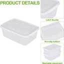 16 L Plastic Large Pizza Dough Proofing Container, 2 Packs