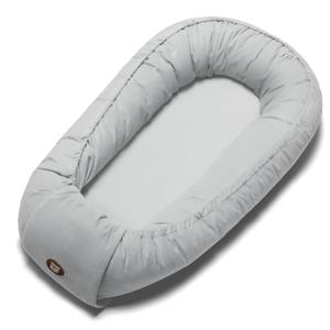 Baby Lounger Pillow, Baby Lounger for Newborn 0-24 Months, Breathable & Soft Infant Lounger, Adjustable Tummy Time Baby Lounger for Home and Travel, Baby Girls & Boys Babies Stuff, Grey