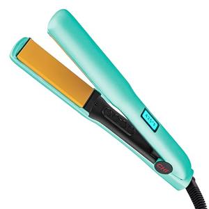 CHI Original Flat Iron Hair Straightener, Ceramic Floating Plates for Smooth Finish, Quick Heat Up Styling Tool, On/Off Switch, 1.25", Mint Mojito