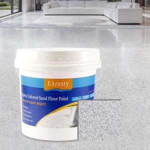 Epoxy Colored Sand Floor Paint, Epoxy Floor Paint For Concrete, High-Gloss Self-Leveling Epoxy Coating, Wear-Resistant & Non-Slip Marble Effect Finish, for Interior & Exterior Surfaces (Platinum Cloud Gray,352.73 oz)