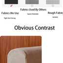 LINGXIYA Soft Stretch Plush Armrest Covers, Spandex Armrest Cover for Chairs/Sofas, Couch Arm Cover, Furniture Protector Armchair Slipcovers for Recliner, Set of 2