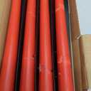 CANDWAX 12 inch Red Taper Candles Set of 4 - Dripless and Long Burning Red Candlesticks - Perfect as Christmas Candlesticks for Dinner or Holiday Home Decor - Christmas Candle Sticks