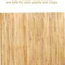 Natural Bamboo Slat Screening for Indoor or Outdoor Garden (6FT x 10FT)