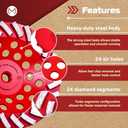 Diamond Grinding Wheel 7 inch for Angle Grinder, Concrete Grinding Wheel 24 Segments, Cup Grinding Wheel, Turbo Row Diamond Cup Wheel for Grinding Concrete, Cement, Masonry - Medium Bond