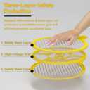 2 Pack Electric Fly Swatter, Bug Zapper Racket for Indoor Pest Control, Handheld Insect Killer Bat Battery Powered Electric Mosquito Swatter for Outdoor and Home