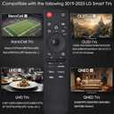 AI Magic Remote for LG Smart TV,Replacement Control for LG 2019-2025 Models,Including OLED, QNED, UHD, LED, LCD,4K,8K,for AN-MR25GA/MR24GA/MR23GA/MR22GA/MR21GA/MR20GA/MR19BA