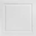 From Plain To Beautiful In Hours 505 Raised Panel PVC 2' x 2' Lay-in Ceiling Tile, Pack of 10, White Matte, 10 Piece