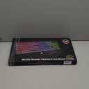 Wireless Keyboard and Mouse Combo, RGB Backlit, Rechargeable & Light Up Letters, Full-Size, Soft Typing, Sleep Mode, 2.4GHz Quiet Keyboard Set for Mac, Windows, Laptop, PC, Trueque (Black)