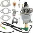 C41155 Generator Carburetor Kit, Replacement for Champion Power CPE 41532 41135 Replacement for Generac GP5500 GP6500 Generator, Replaces C49055 CSA40036