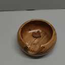 VANIYA CRAFTS Handmade Acacia Wood Yarn Bowl  Large Knitting & Crochet Holder for Tangle-Free Crafting  6.5 x 3 (Natural Finish)  Gift for Knitters & Crocheters