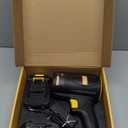 Electric Leaf Blower, KJBAO 21V Handheld Leaf Blower Cordless with 2 * 4000mAh Batteries and Charger,Turbo Jet Blower, Lightweight Leaf Blowers for Lawn Care Patio Cleaning Dark