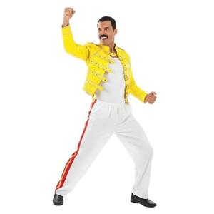 Fun Shack 80s Rock Costume for Men, Rocker Outfit, 80s Band Attire, Mens Singer Costume, Retro Rocker Look, Large