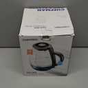 Chefman 1.7-Liter Electric Tea Kettle w/ Borosilicate Glass and Automatic Shutoff - Black