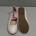 Hehainom Girls Dress Shoes Toddler Little Kids Gracy Ballet Mary Jane Ballerina Flats with Elastic Ankle Strap (Rainbow Glitter, 8)