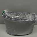 Dog Crate Pad for Large Dog - 35x23 Memory Foam Dog Bed, Washable & Anti-Slip Dog Bed Mat, Ultra Soft Kennel Pad for Dogs Cozy Sleeping Mat, Grey (Dark)