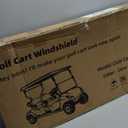 Club Car Precedent Windshield for Golf Cart Windshield Replacement,Foldable Tinted Acrylic panel material firmly match Club Car Precedent 2004 and Up Models