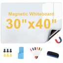 Babenoun Magnetic Dry Erase Whiteboard 30"x40" for Fridge