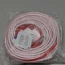 White Rubber Weather Stripping Door Seal Strip, D Shape Door Weather Seal Strip, Self-Adhesive Soundproofing Frame Insulation Tape for Doors Frame/Window Seal,Blocks Cold Drafts Noise (50 Feet)