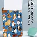 Fashion A4 Clipboard, Standard Letter Size 9" x 12.5", Decorative Wooden Clipboard with Low Profile Metal Clip for Office, School, Teachers, Cute Dogs