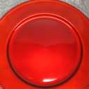 YMHPRIDE 60 Pack Red Plastic Reusable Dinner Charger Plates, 13'' Round Beaded Chargers Plates Vintage Table Decoration for Elegant Dining - Ideal for Weddings and Formal Events