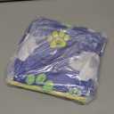 Rezutan Small Dog Blankets 3 Pack for Pet Cat Soft Fuzzy Washable Puppy Blankets,Reversible Elephant & Paw Print Suitable for Dog Kennels & Beds, Sofas Gifts Puppy Essentials, 24x20 inch (Grey/Blue/Yellow)