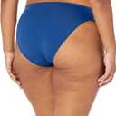 Amazon Essentials Women's Side Tab Bikini Swimsuit Bottom (Medium, Deep Blue)