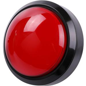 5v 100mm Dome Shaped Jumbo LED Illuminated Self-resetting Push Button Switch for Arcade Game Projects , Pop'n Music DIY Projects & Mame DIY Projects Red Color