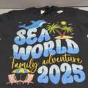 Sea World Dolphin Family Adventure Trip 2025 Spring Break TShirt, Size L