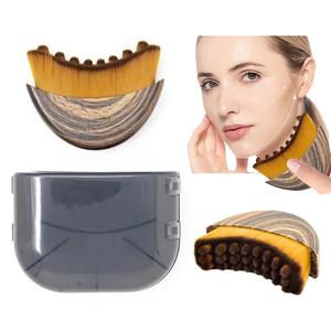 1/2 PCS Lymphatic Contour Face Brush for Sculpting  Anti-Puffiness, Detox & Lift, Improves Skin Glow & Absorption(1 Pcs Contour Face Brush)