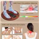 Rechargeable Foot Massager for Neuropathy with 660-850 Red Light Therapy EMS &TENS Foot Stimulator for Neuropathy, Electrical Nerve Stimulator, Relieve and improve pain and plantar fasciitis