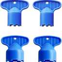 LEIMEICEI Aerator Wrench, Faucet Aerator Key, Removal Wrench Tool for M16.5 M18.5 M21.5 M24 Aerators, 4 Sizes