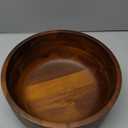 AIDEA Acacia Wood Salad Bowl Set with 2 Wooden Hands, Large Salad Bowl with Serving Utensils, Big Mixing Bowl for Fruits, Salad, Cereal, Corn flake,Pasta 11" Diameter x 4.5" Height, 11x4.5