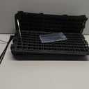 12 Pcs Under Couch Blocker for Bed Adjustable Furniture Plastic Under Bed Blocker with 30 Ties Black Couch Barriers for Dogs Pets Cats (Style 1)