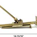 QWORK Flooring Jack Ratcheting Alignment Tool for Hardwood Installation, Edge Tightening & Board Straightening