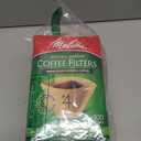 Melitta #4 Cone Coffee Filters, Natural Brown, 100 Count (Pack Of 3), 300 Total Filters - Fits all 8-12 Cup Cone Coffee Makers and Pour-Overs, Compostable, Tear-Resistant