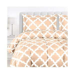Utopia Bedding - Comforter Set with 2 Pillow Shams - 3 Pieces Bedding Comforter Sets - Down Alternative Comforter - Soft and Comfortable - Machine Washable, Beige, King