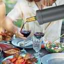 Bottle Chiller with Handle | Portable Rapid Cooling Champagne Insulator | Stainless Steel Cooler Sleeve | Ideal Gift for Lover | | Perfect for Dinner Parties & Outdoor Picnics