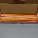 12 Inch Gradient Orange Taper Candles for Home Decoration, 8 Pack Long Candlesticks for Dinner Party Holiday Fall Halloween and Harvest