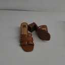 Women's SM New York Heeled Mule in Tan 9