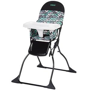 Cosco Kids Highchair for Baby, Simple Foldable High Chair, Convenient, Lightweight, and Compact Design, Spritz Cosco Kids Highchair for Baby, Simple Foldable High Chair, Convenient, Lightweight, and Compact Design, Spritz