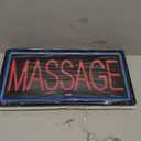 Massage Signs for Business, Massage Neon Sign Massages LED Open Signs Light for Window Wall Decor. 19 x 9.5 (Black Board)
